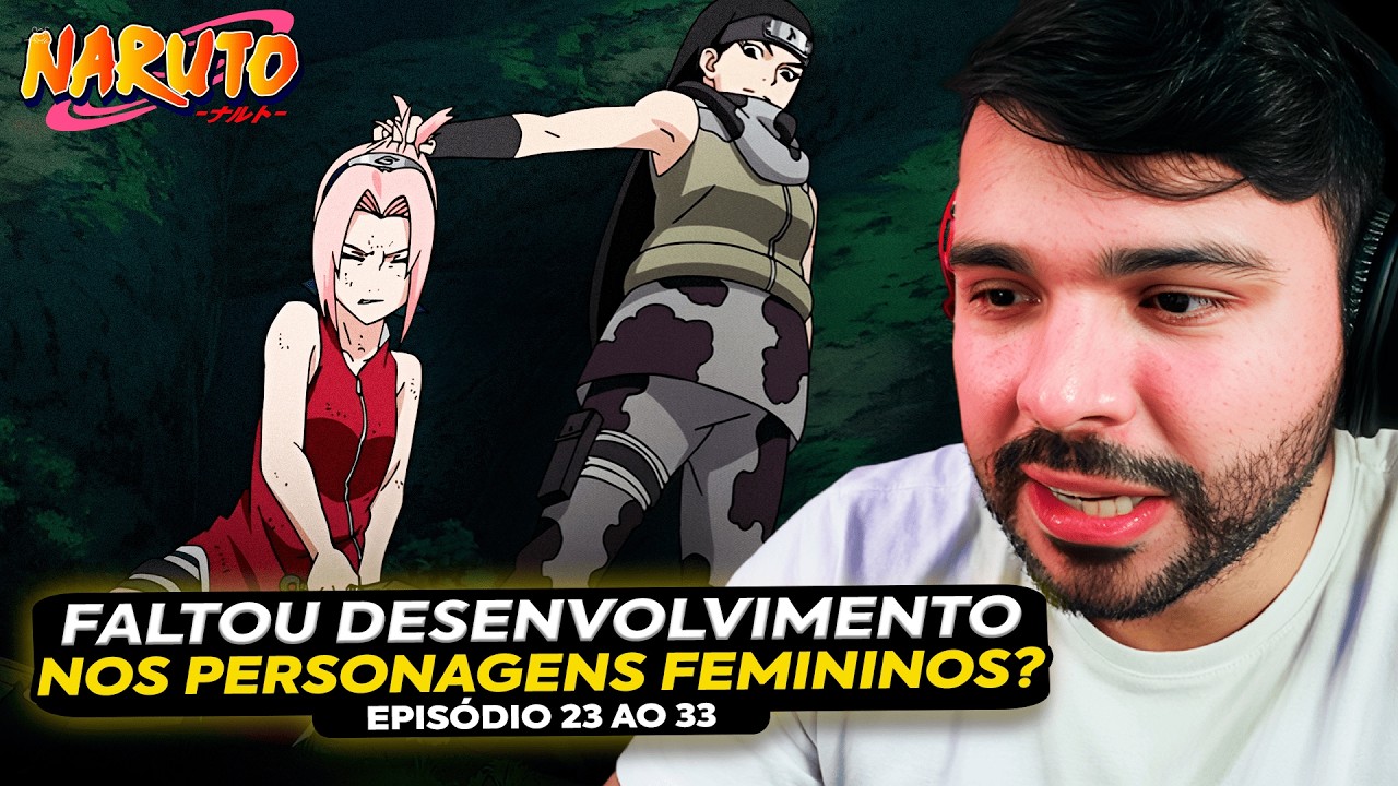 🍃 NARUTO - EPISÓDIOS 23 AO 33! MINERVA EXPLICANDO O MOTIVO DELE ACHAR A SAKURA UM PERSONAGEM RUIM