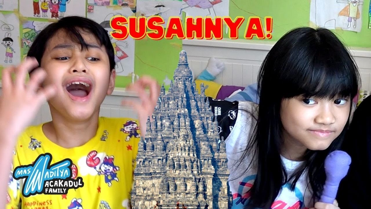Cara Menggambar Candi Prambanan, Susah ?