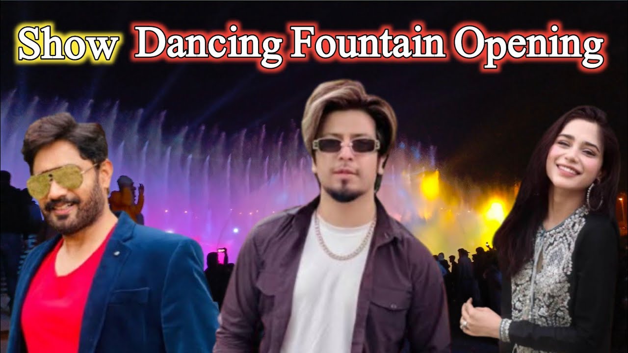 Dancing fountain jhelum|Citi housing jhelum|Sid Rapper|Aima baig concert jhelum|Abrar ul haq concert