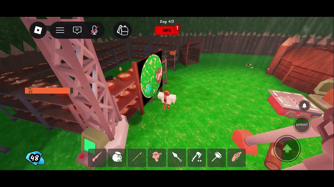 My ultimate 99 nights base I survived 453 days.  Heres my Roblox name Spyninjafan127563