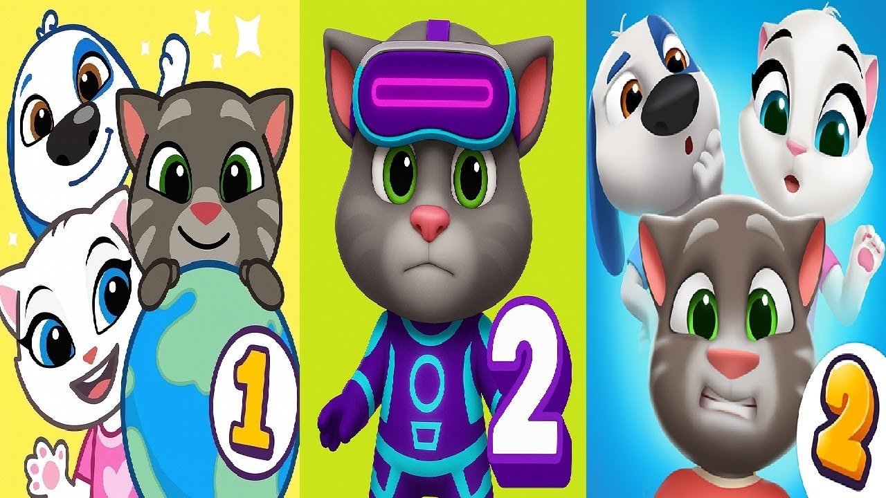 My Talking Tom 2 VS Talking Tom & Friends: World My Talking Tom Friends 2 NEW GAME Android  Gameplay