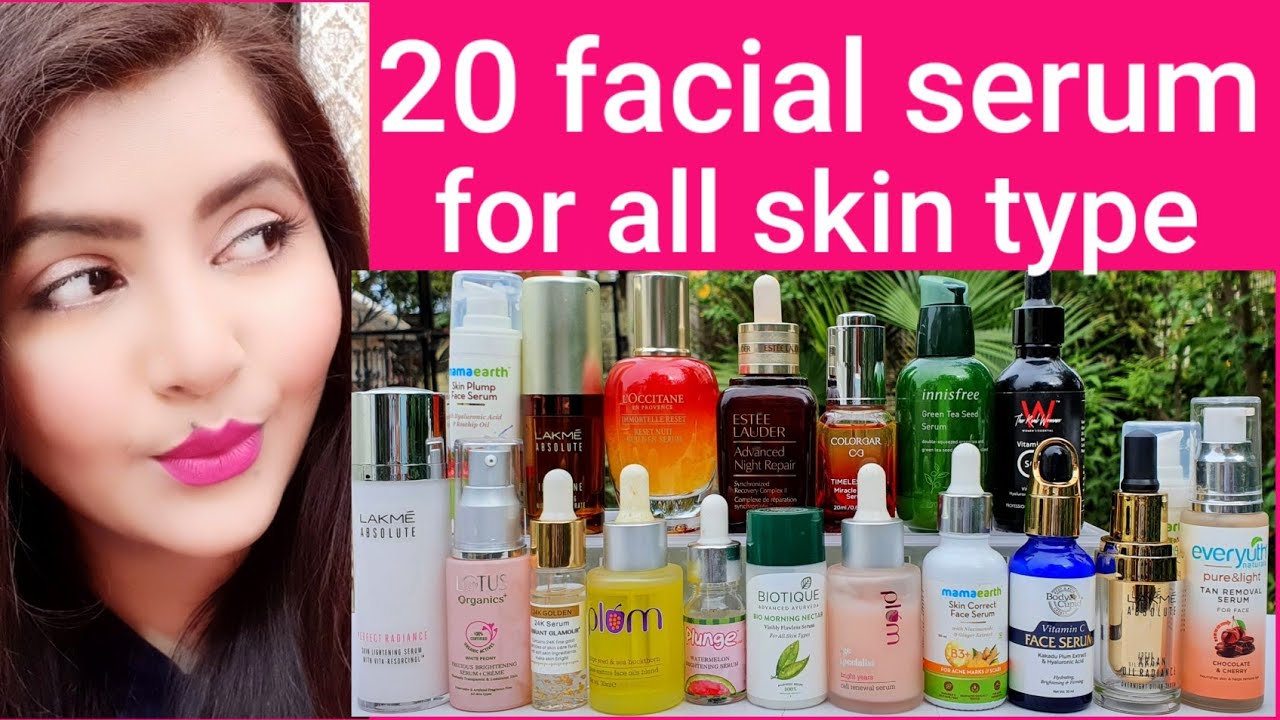 20 best facial serum for all skin type | RARA | Now glowing skin is not a dream |