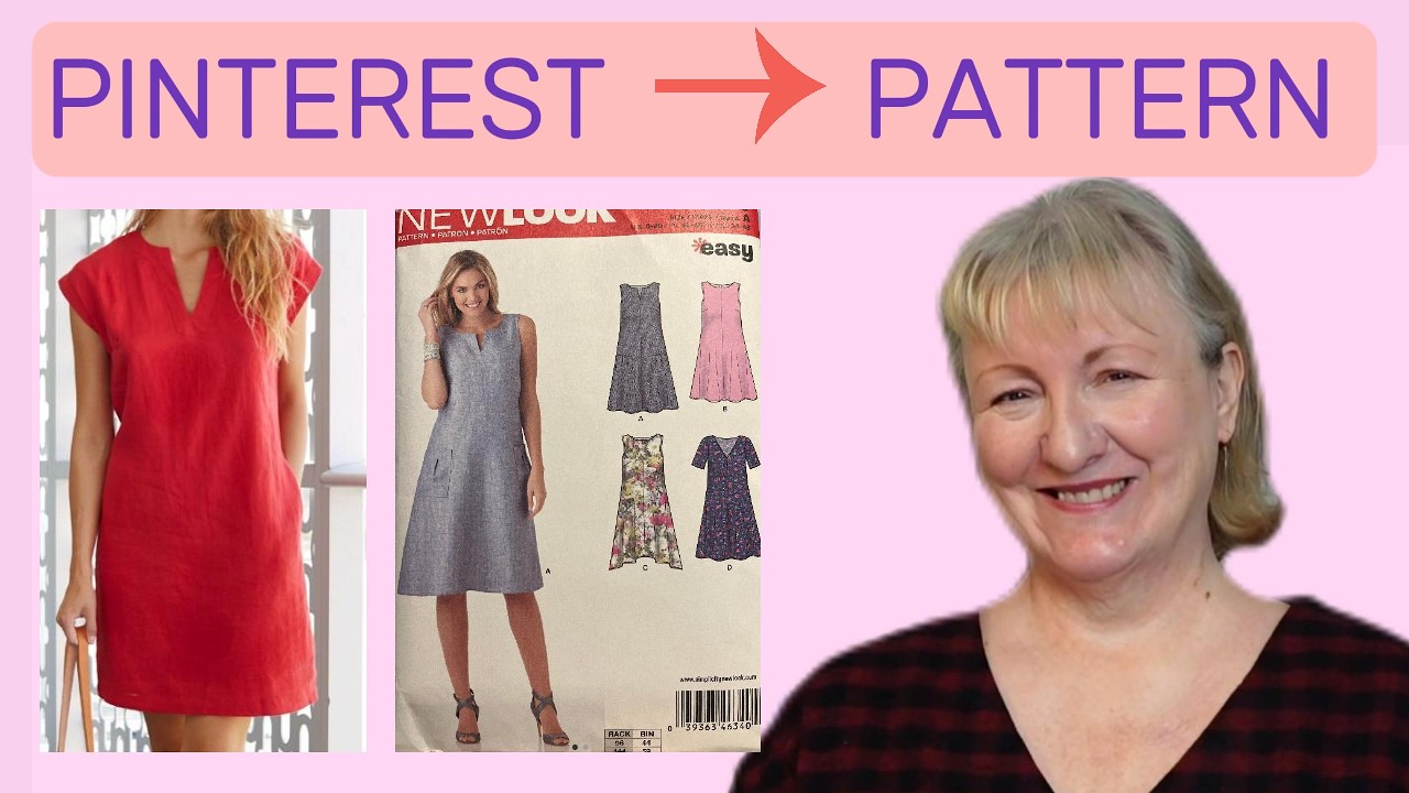 Превращение образов из Pinterest в выкройки для шитья