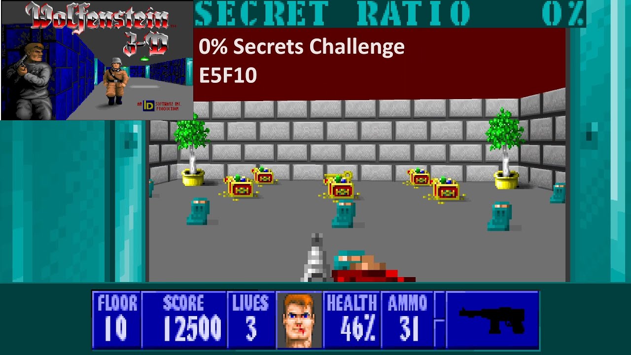 Wolfenstein 3D: No Secrets challenge! E5F10 with commentary