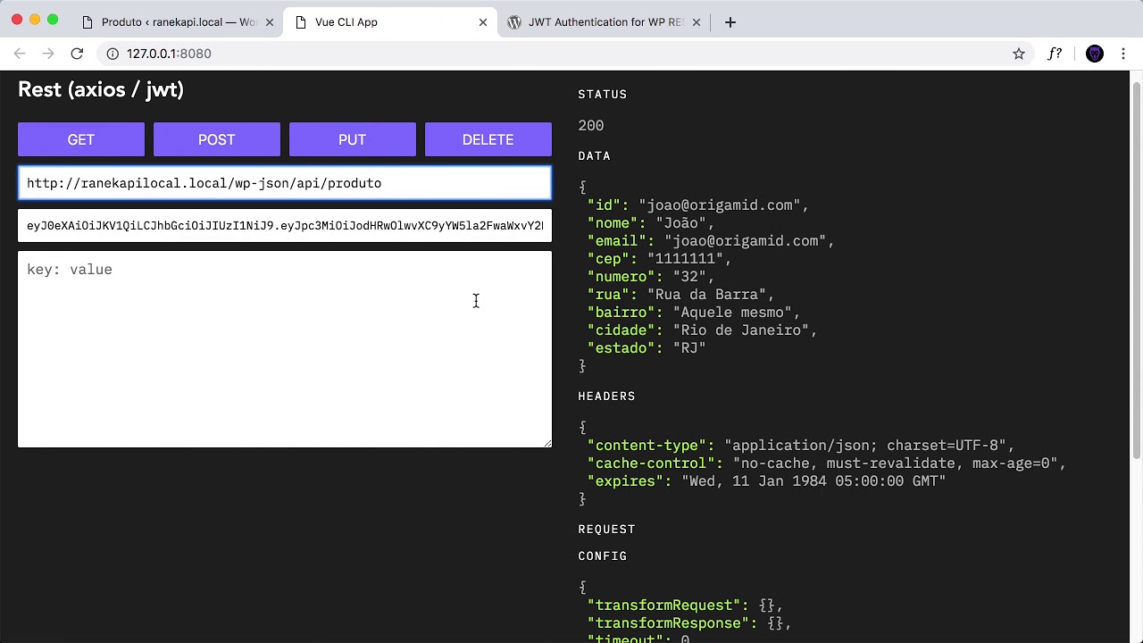 Curso de WordPress REST API - Produto POST - 08