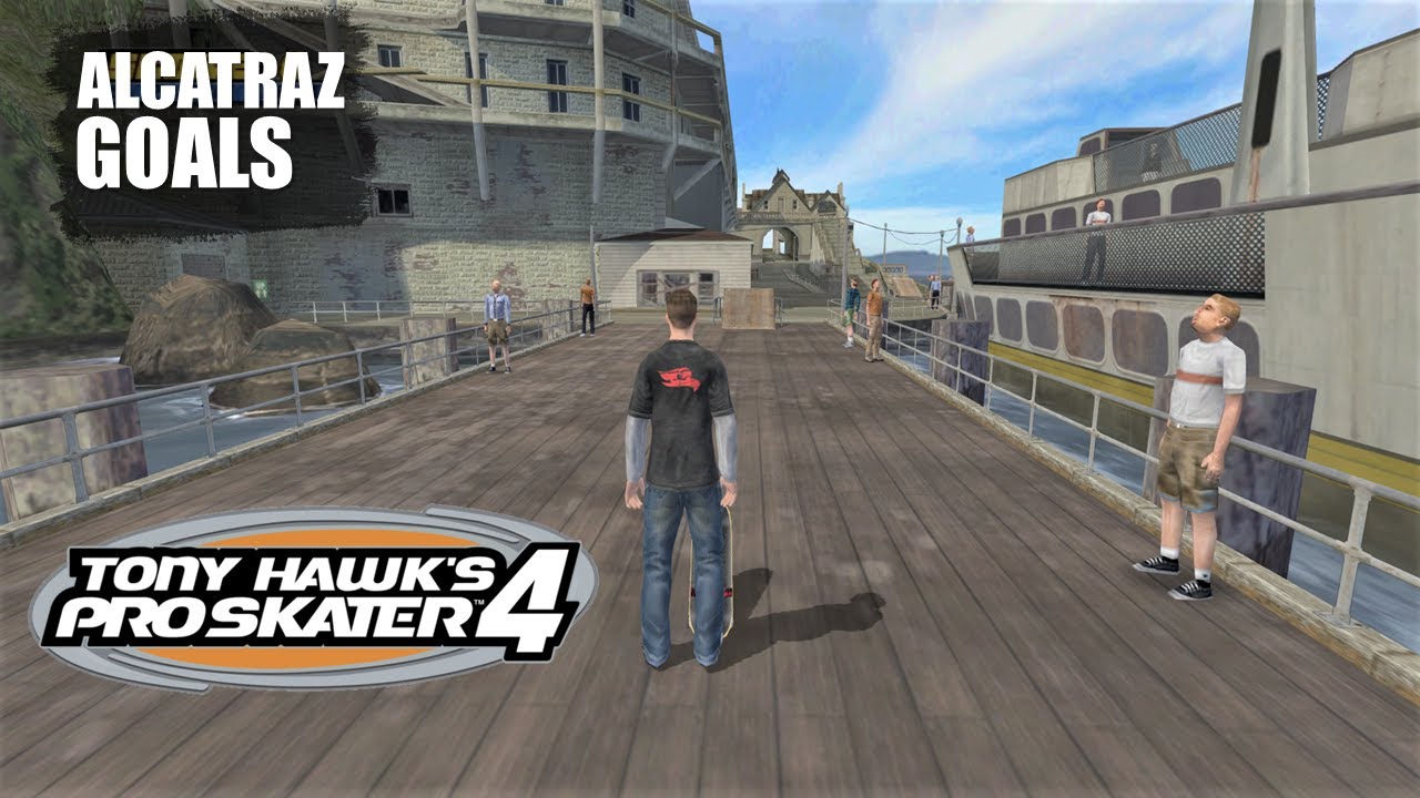 Tony Hawk's Pro Skater 4 (PS2) — Алькатрас: Цели
