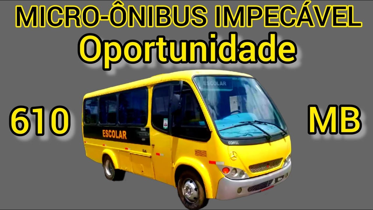 OPORTUNIDADE MICRO-ÔNIBUS MERCEDES-BENZ 610 ANO 2001 POR R$ 43.000,00