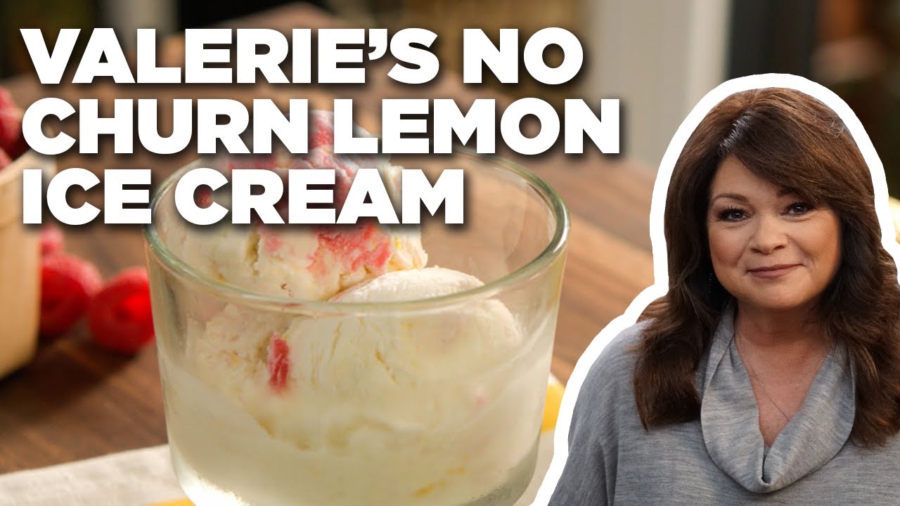 Valerie Bertinelli's No Churn Lemon Ice Cream | Valerie's Home Cooking | Food Network