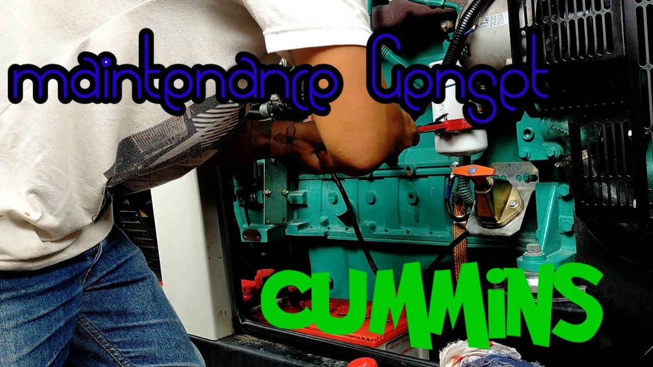 Maintenance Genset Cummins 100 Kva