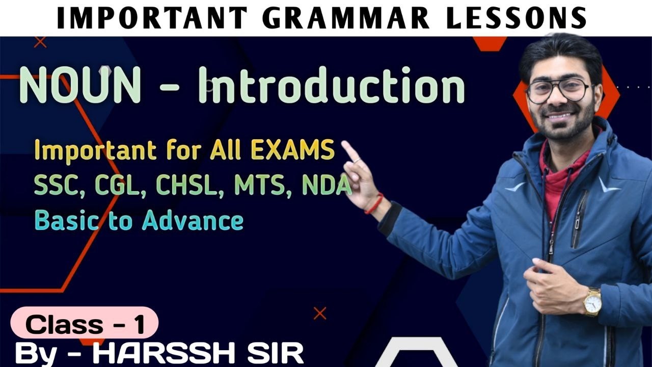 Noun - Kinds [class -1 ] By - Harssh Sir / SSC,  @theEnglishAlpha #theenglishalpha #english #english