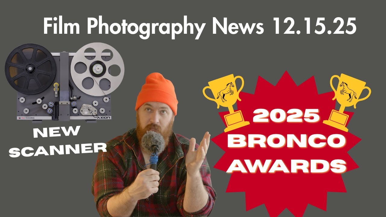 Новости пленочной фотографии 15.12.25: Новый 16-мм сканер и премия Bronco Awards 2025: Лучшая кам...
