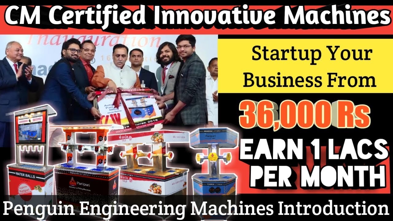 Start Your Business From 36,000 Rs | Automatic Pani Puri Filling Machine Intro |77780 11674