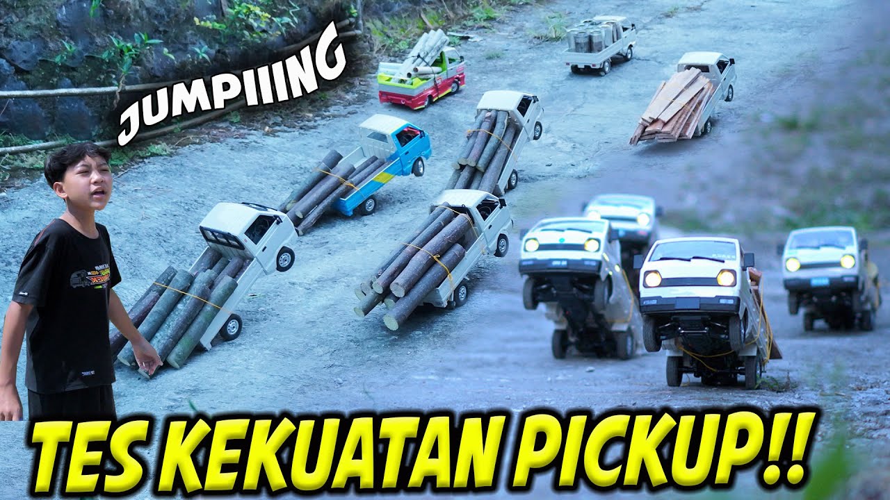 FULL MUATAN JUMPING!!! TES KEKUATAN RC PICK UP DITDIM TEAM NAIK TANJAKAN.. BIKIN NGAKAK🤣🤣