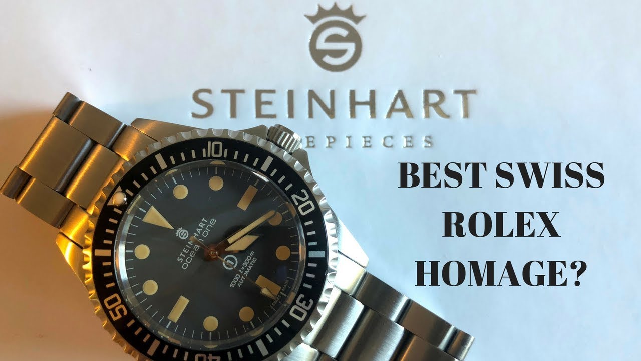 Best Swiss Made Rolex Homage Watch? - Steinhart Ocean One