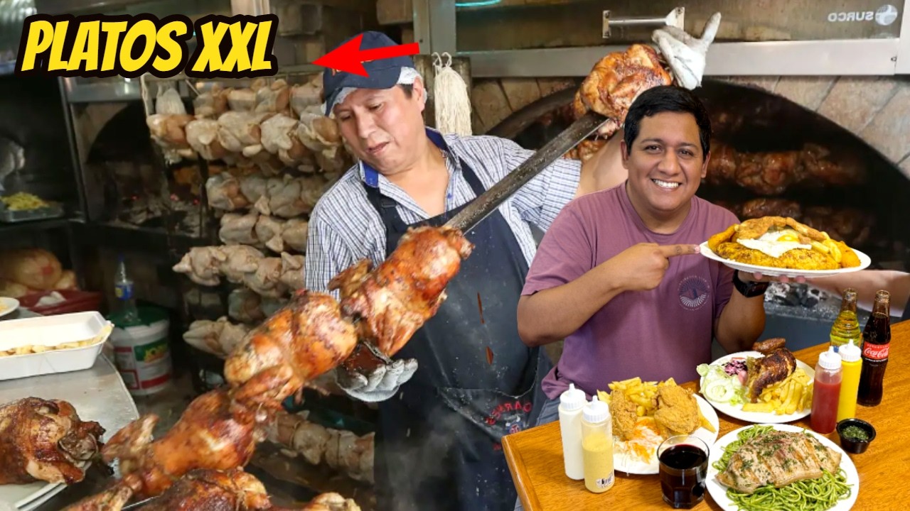 Esta POLLERÍA VENDE PLATOS XXL y BARATOS 🔥 ¿La más rendidora de Lima?