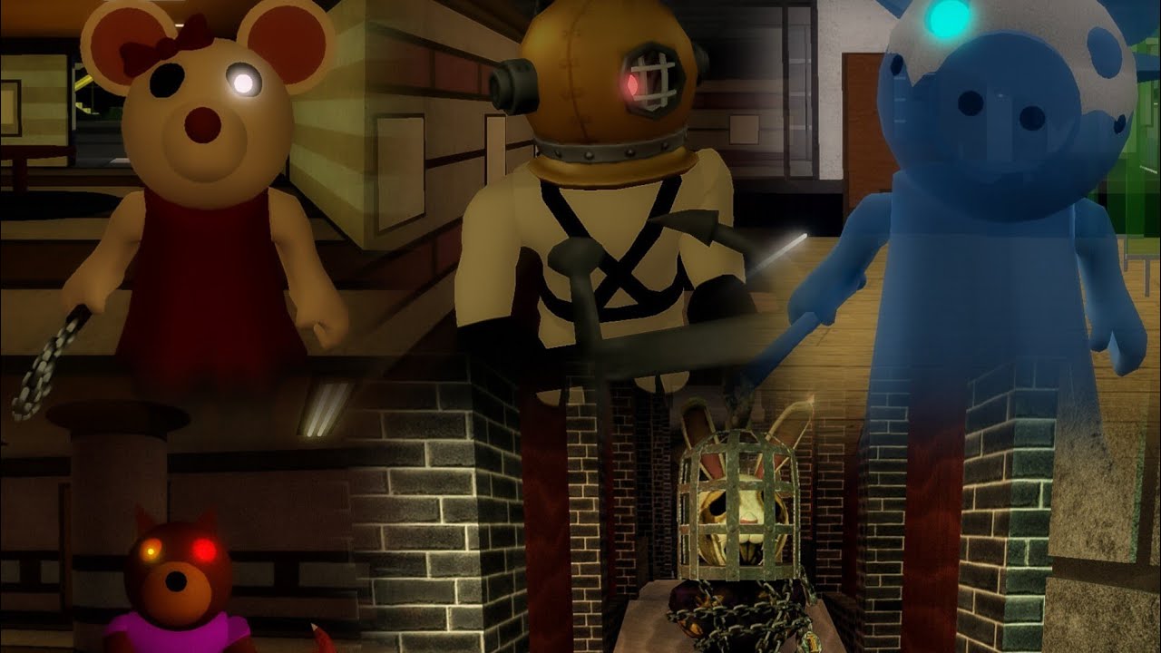 Roblox piggy: Gameplays part 11🐽🐷🔪🩸