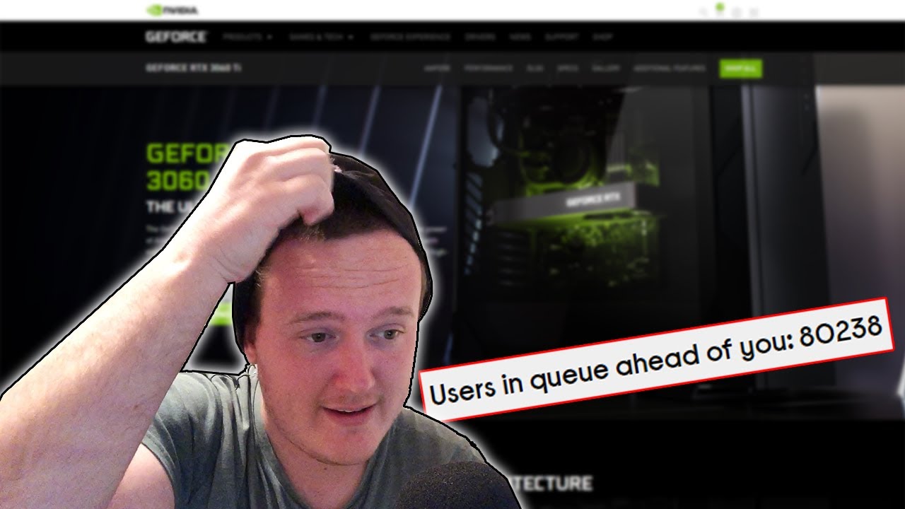 When you try and buy an RTX 3060 on launch day...