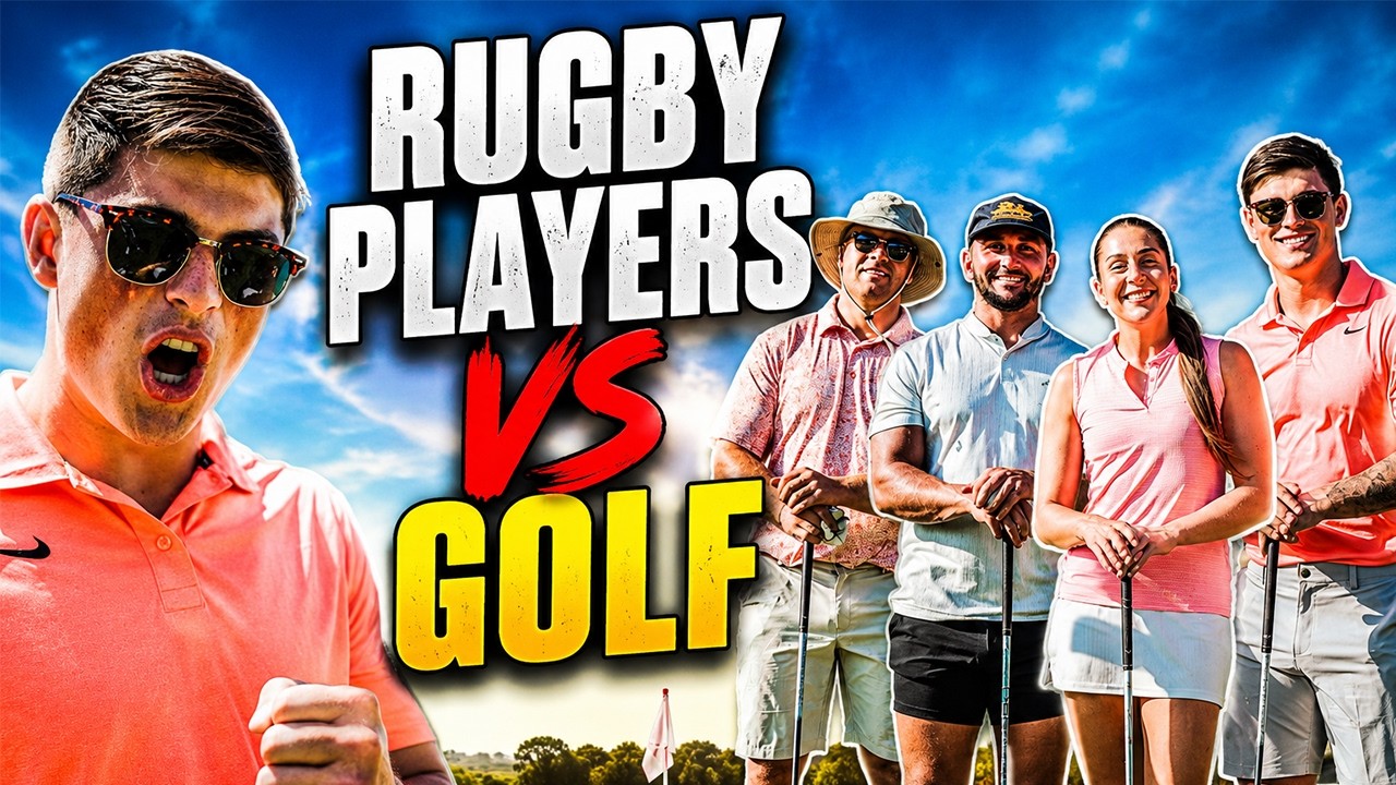 Can Rugby Players Actually Play Golf? | Day in the life with Louis Rees-Zammit