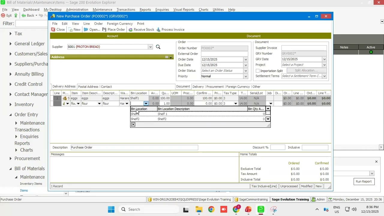 Understading Manufacturing In Sage 200 Evolution