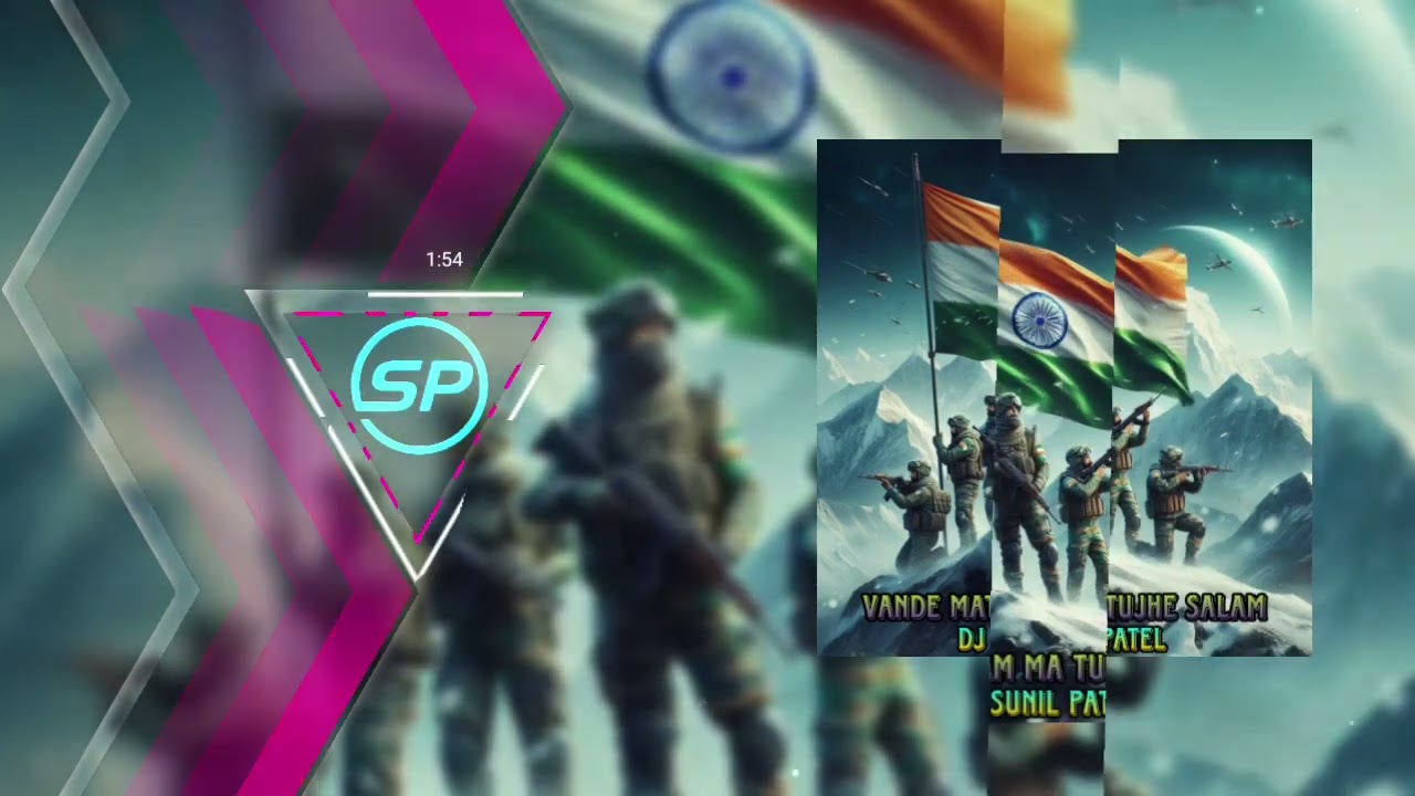 VANDE MATRAM || MA TUJHE SALAM DJ OSL SONG DJ SP SUNIL PATEL DJ SP SONG
