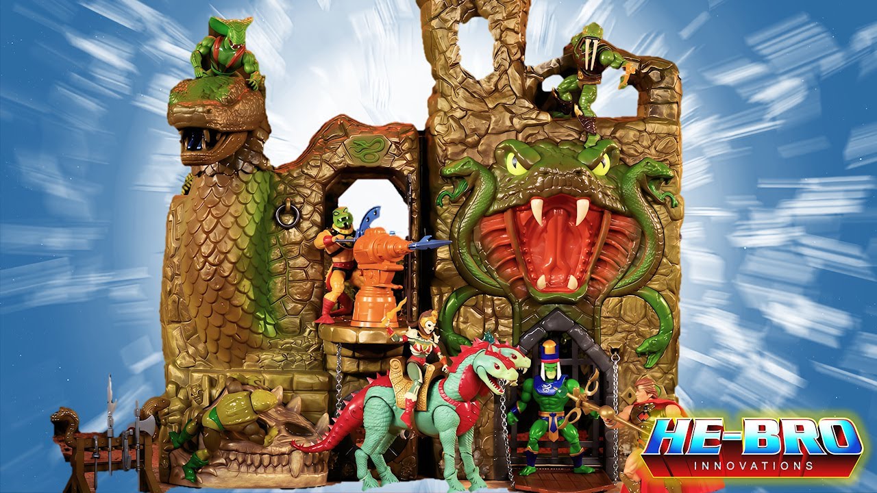 Snake Lair: Unveiling the 2025 Masters of the Universe origins & Comparison from last year's build