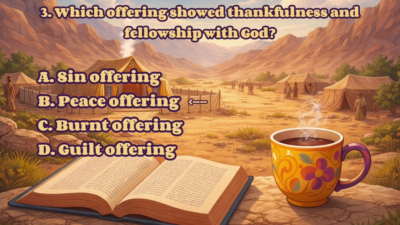 My Bible Friends Stories | Quiz Time – Offerings & Sacrifices