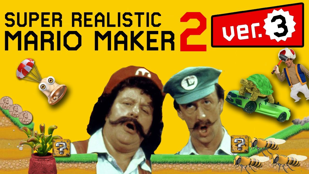 Обновления версии 3.0 в Super Realistic Mario Maker 2!