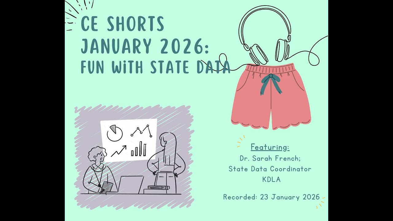CE Shorts - January 2026 - State Data Coordinator