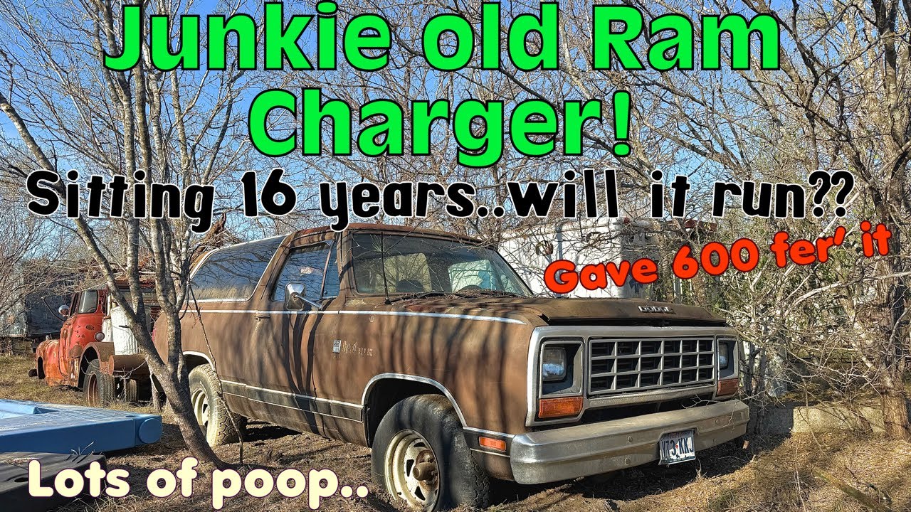 DEAD! Dodge Ramcharger! Will it run? Or have the rats done it in?