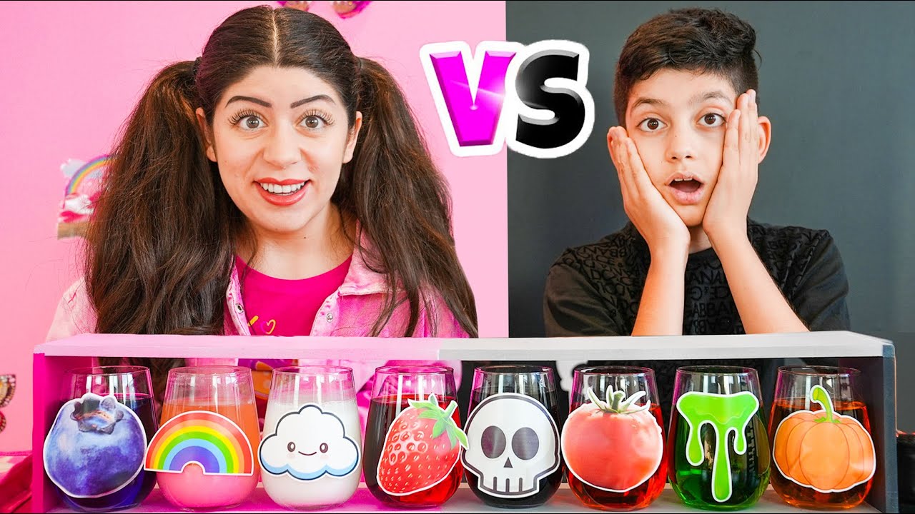 Black vs Pink Challenge with Jason