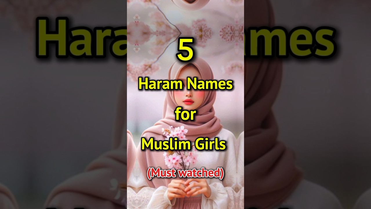 Haram Names for Muslim Girls 😥🕋 #shorts #islam #islamicstatus #trendingshorts
