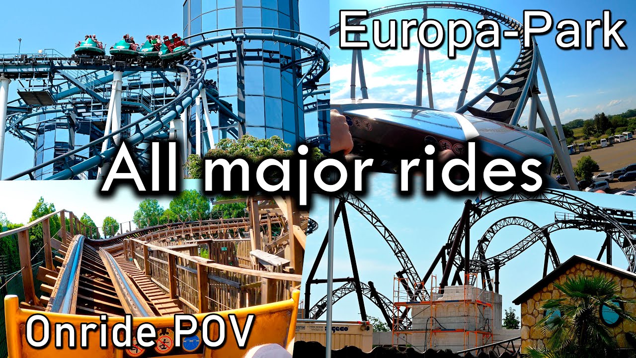 Europa-Park - All major rides - POV