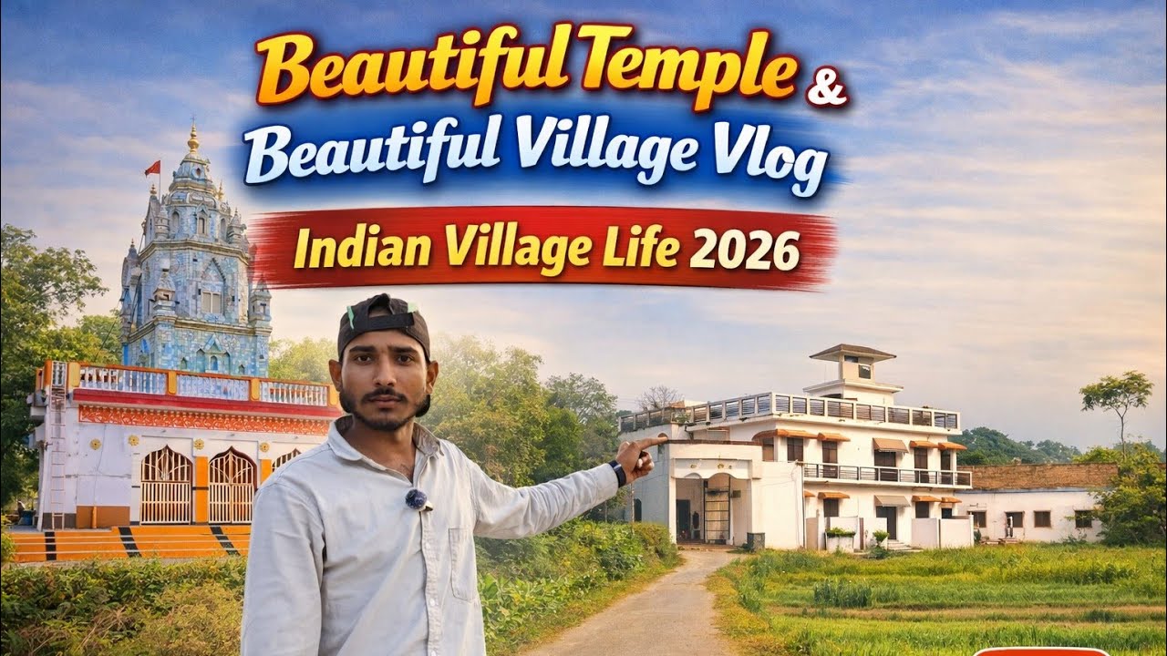  Beautiful Temple and Beautiful Village Vlog🥰 | Indian Village Life 2026