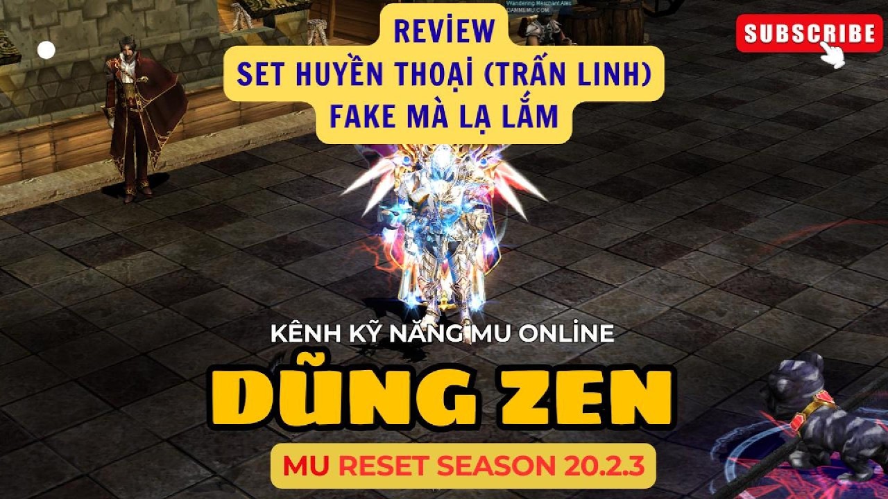 Set Huyền Thoại (Trấn Linh) FAKE mà mạnh cỡ này thì cần gì lên đồ nữa - Dammemu.com - MU online ss20