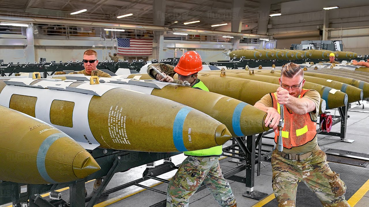 Inside Massive Restricted US Facility Manufacturing 1000s of Scary GBU Ordnance