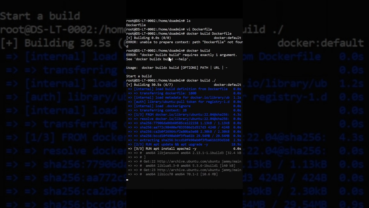 Let's look at #docker and #dockerfile on #ubuntu #linux #sysadmin #container