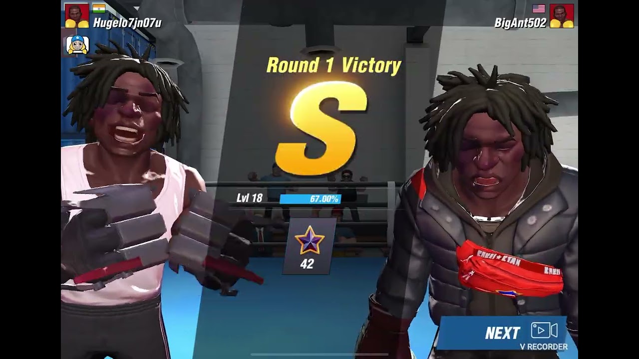 boxing star in two time win