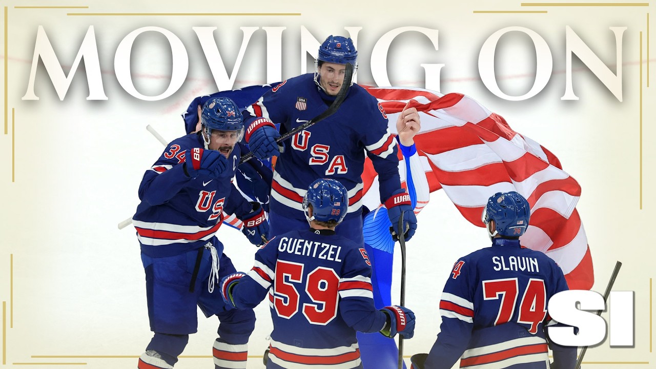 USA Hockey Rallies For Comeback Win Against Denmark | Daily Rings