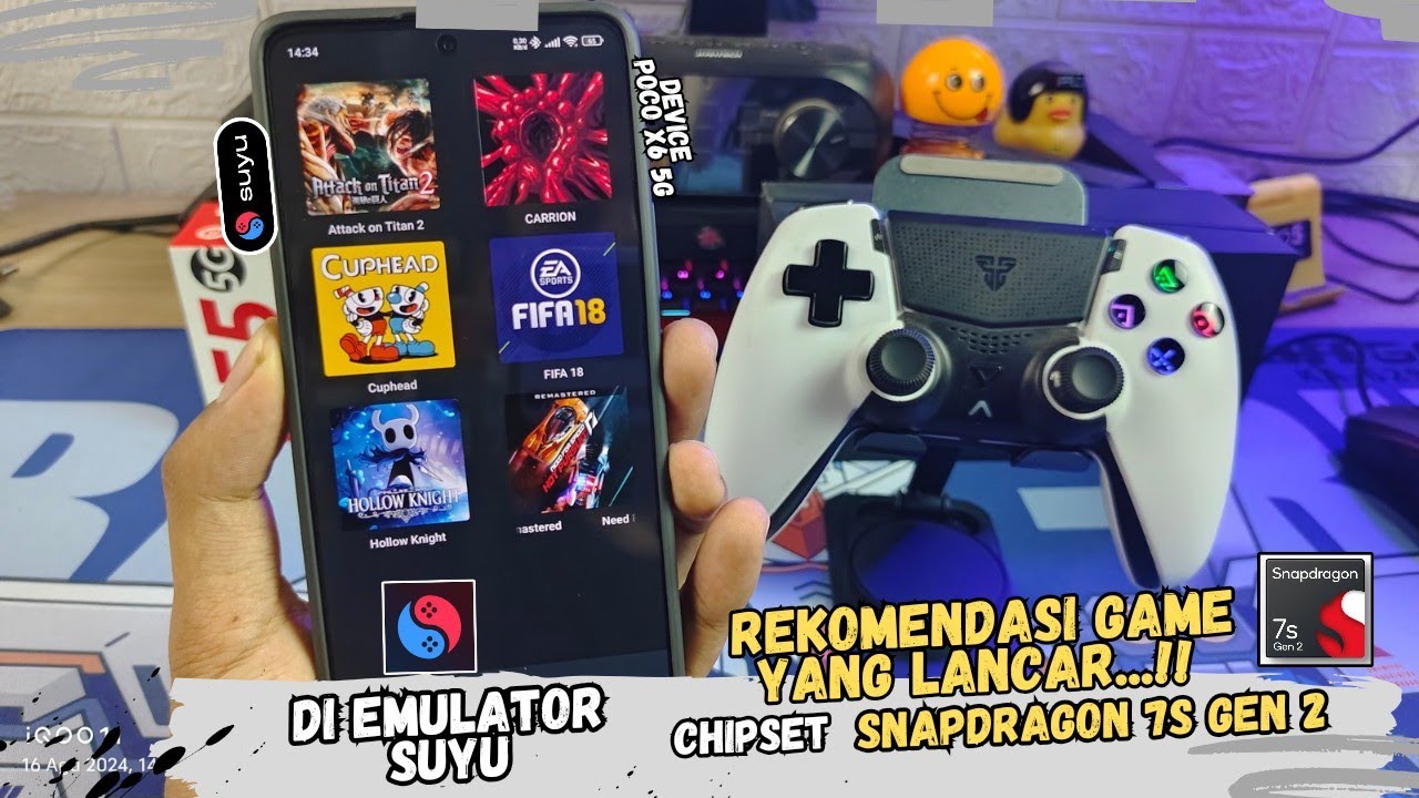 REKOMENDASI GAME & DRIVER Chipset Snapdragon 7s Gen 2 - EMULATOR SUYU | POCO X6 5G