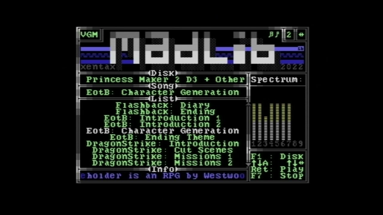 Madlib 1B: Eye of the Beholder OST - Commodore 64 + FM-YAM