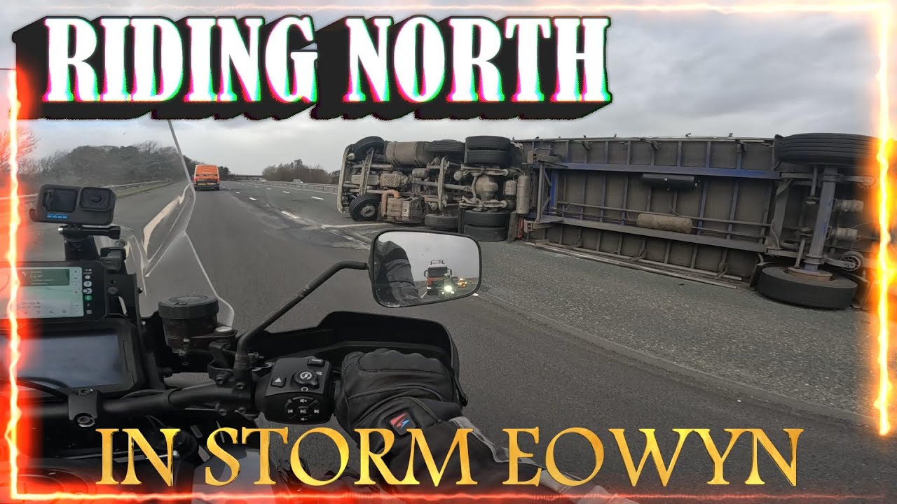 BATTLING 100MPH WINDS ON THE WINTER HIGHLAND MOTORBIKE TOUR 2025/ STORM EOWYN