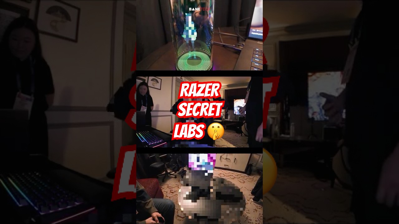 За закрытыми дверями 🤫 Научно-исследовательский комплекс Razer на CES 2026! Самые невероятные игр...