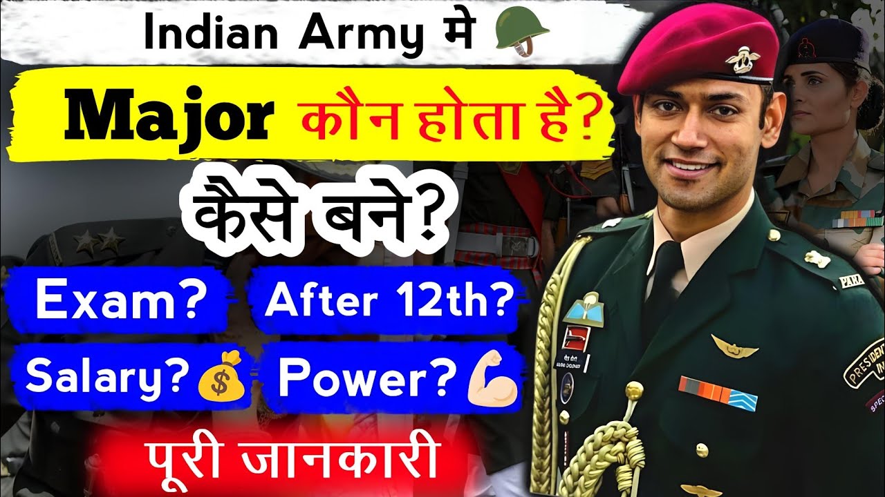 Indian Army मे Major कौन होता है? & कैसे बनते है? | Major Power? | Army Major Salary? - [Hindi]
