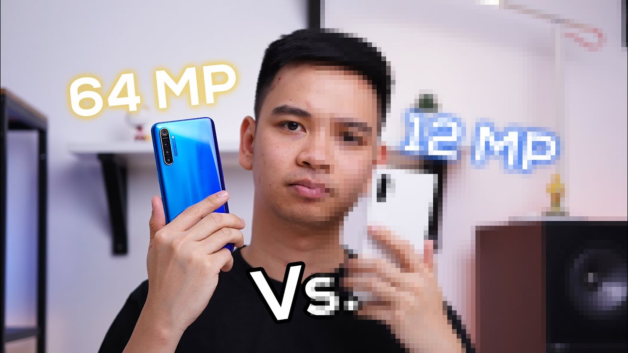 Kamera HP 64 megapixel vs 12 megapixel.