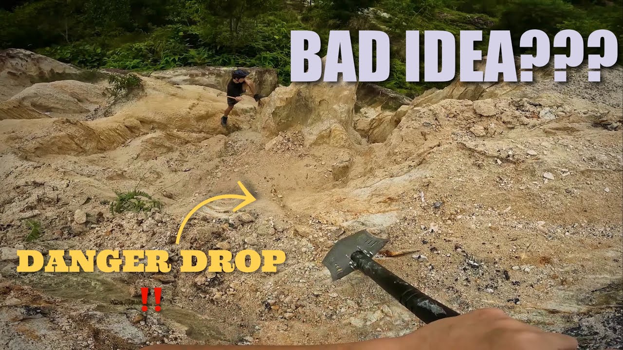 BUILDING A RAMPAGE DROP & JUMPING OFF THE MEGA ROAD GAP!!!