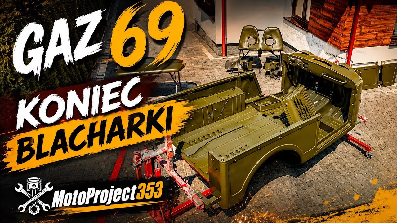 GAZ 69 RESTORATION | RENOWACJA |CZ.5 BLACHARKA / LAKIEROWANIE (2/2)