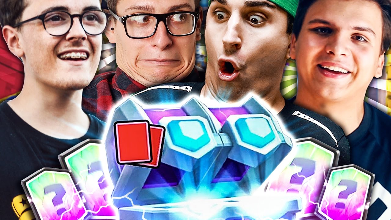 CLASH ROYALE | 4 LEGGENDARIE IN UN SOLO BAULE! Delirio con St3pNy SurrealPower & Klaus
