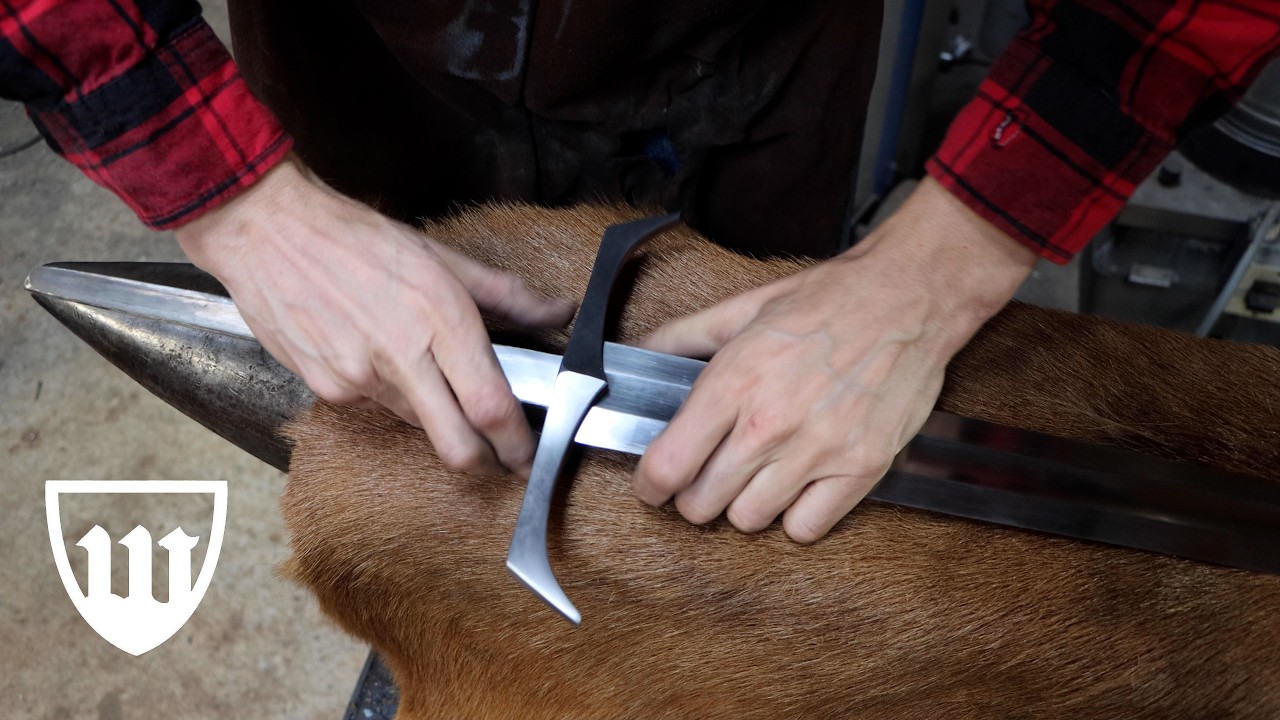 Forging a knightly sword, the complete video.