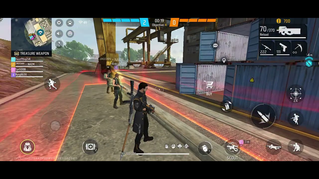 Free Fire NY Mode Epic Win 🔥 | Intense Battle & Last Zone Clutch Gameplay | Garena Free Fire