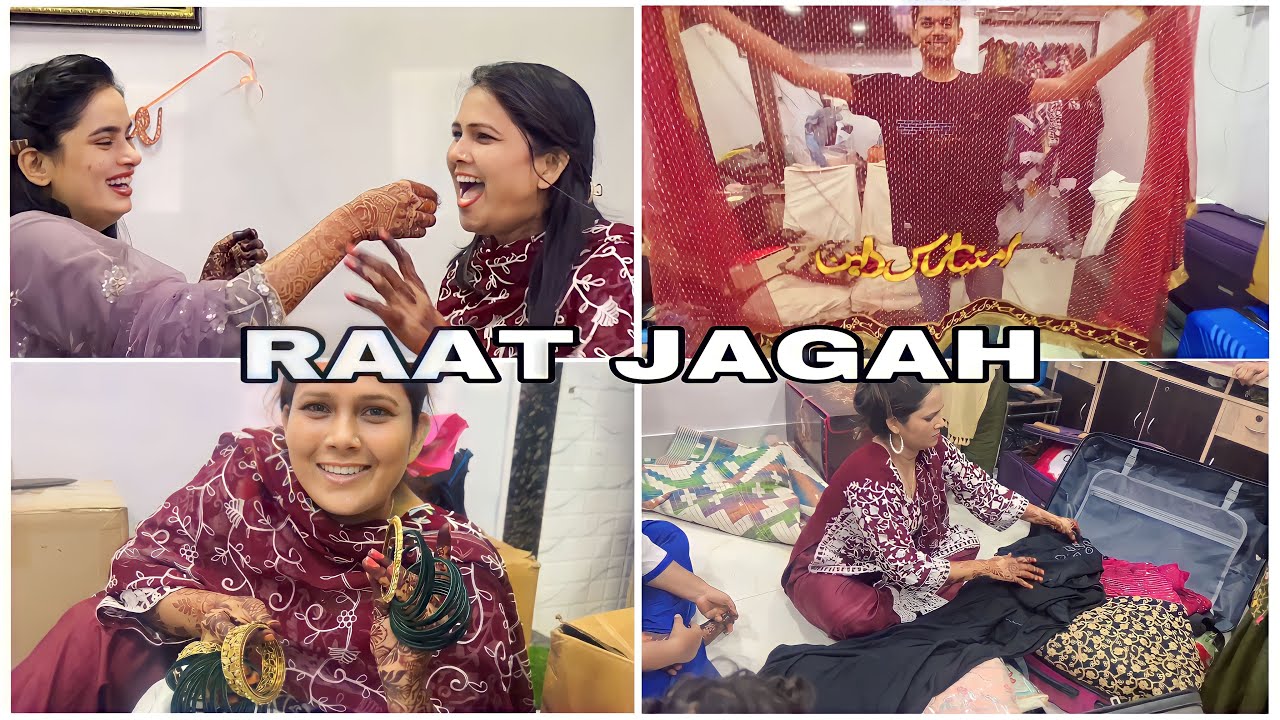RAAT JAGAH VLOG ❤️| Shadi ke ek din pehle 🥰